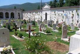 cimitero, lapidi, loculi