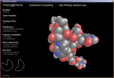 Folding at Home, calcolo distribuito sull'avvolgimento delle proteine